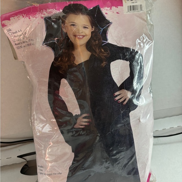 Sparkling Spiderella Child Costume FunWorld Holiday Times size L 12-14 - Picture 1 of 7